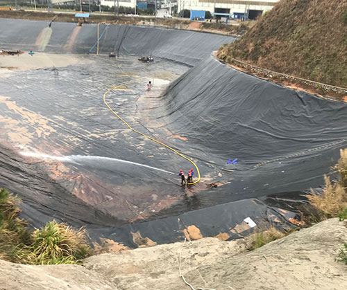 寒亭废水池清理
