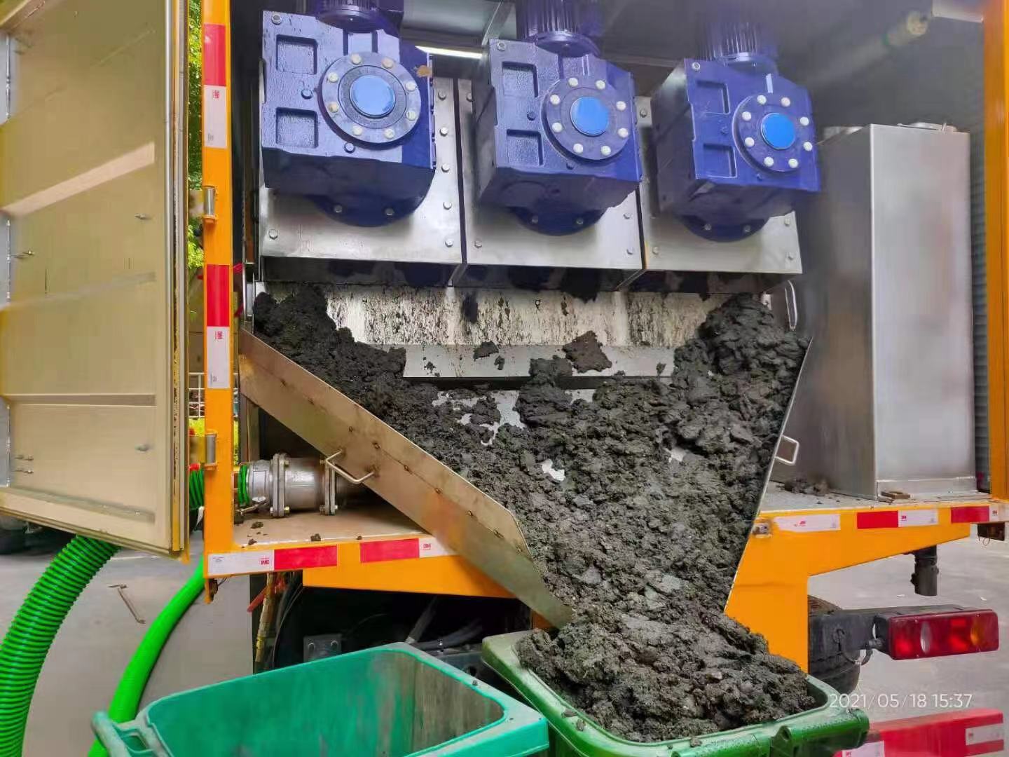 寒亭化粪池清掏城市维护站-泥浆净化干湿分离处理